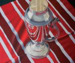 Red Stripe Silver Cup